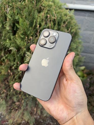 IPhone 15 Pro, Б/у, 256 ГБ, Black Titanium, 100 %