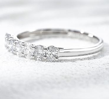 Үлпөт көйнөктөрү жана аксессуарлар: 💍 Кольцо из белого золота 750 пробы с лабораторными бриллиантами • — 3