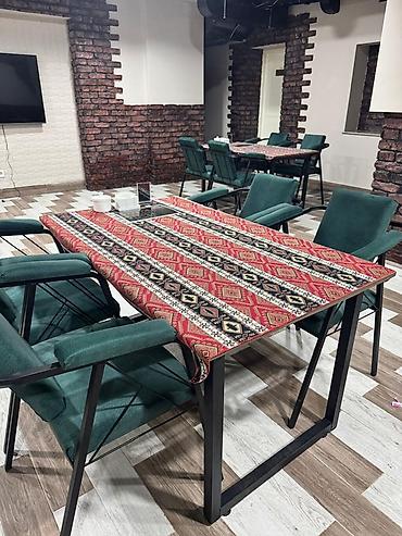 stulla: Stullar ilə, Düz masa, 6 nəfər — 4
