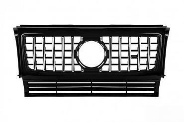 GT R MASKA GRIL RESETKA MERCEDES G KLASA W463 (4) | Hrom / Crna GT R