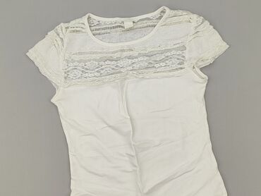 obcisła bluzki z krótkim rękawem: H&M, T-shirt damski, rozmiar S