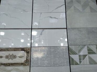 Kafel və metlax: Divar və döşəmə üçün istifadə edilə bilən müxtəlif naxışlı keramik