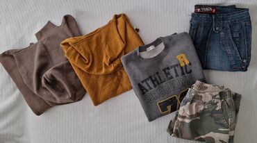 crne farmerke zara: Paket: Duksevi, Farmerke, Pantalone, Za dečake, uzrast: 14-15 godina