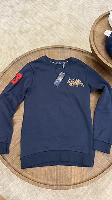 женский кофта: Свитшот Polo Ralph Lauren - Цвет: темно-синий (navy) - Крой — 2