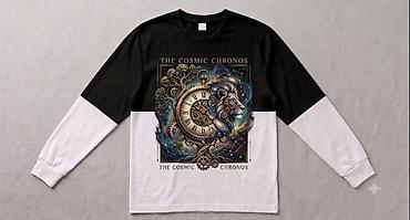 analoq saat: The Cosmic Chronos uzunqol köynək - Dizayn: Ön tərəfdə “THE COSMIC — 1