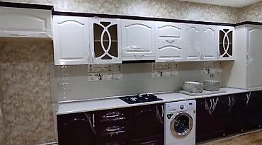 Sifarişlə mətbəx mebeli: Sifarişlə mətbəx dəsti, Özü çəkən petlələr, MDF, Kredit yoxdur, Pulsuz çatdırılma, Rayonlara çatdırılma — 22