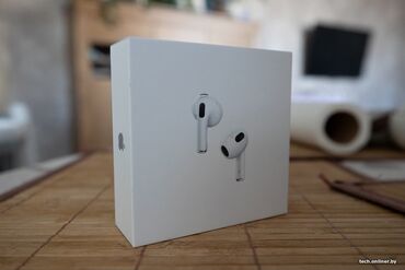 купить аирподс в бишкеке: Вакуумные, Apple, Новый, Беспроводные (Bluetooth), Классические