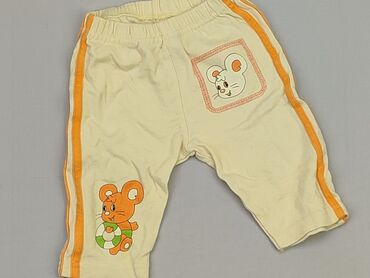 legginsy prążkowane dziecięce: Sweatpants, 0-3 months, condition - Good