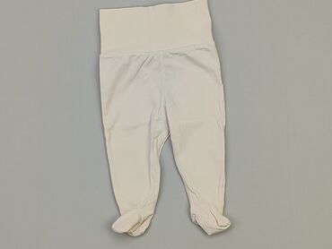 legginsy ocieplane dziecięce: Spodnie dresowe, 0-3 m, stan - Bardzo dobry