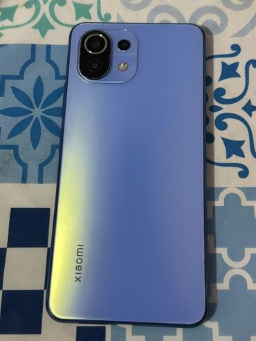 xiaomi mi 10 t 8128: Xiaomi Mi 11 Lite, 128 GB, rəng - Göy, 
 Zəmanət, Sensor, Barmaq izi