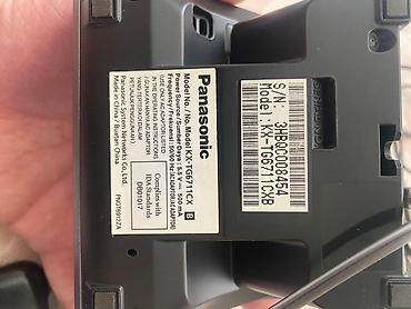 Məişət texnikası: Panasonic ev telefonu, çox az işlənib, yenidən fərqsizdir, hrç bir — 3