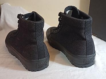 zara s: G-STAR RAW visoke patike – crni denim 44 Cena- 3890 din - Model — 4