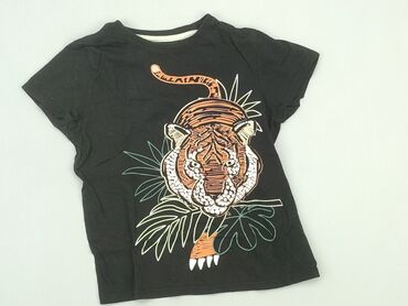 sinsay trencz czarny: T-shirt, Little kids, 7 years, 116-122 cm, condition - Very good