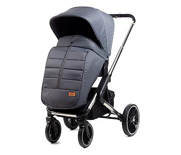 starke 2022: BBO kolica za bebe 3u1 FlexiTrio – GREY (SKU: 6567-GREY-80) Kompletan — 2