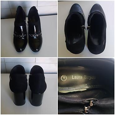 shoes: Laura Biagiotti elegantne ženske cipele na štiklu. - Boja: crna - — 3