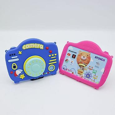 Детский планшет NTOUCH в силиконовом чехле-камере 2 сим-карта + вай