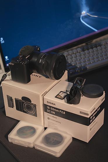 zv e1: Продам Sony ZV-E10M2 II + sigma 18-50 F2.8 + nd clp фильтры + флешка — 3