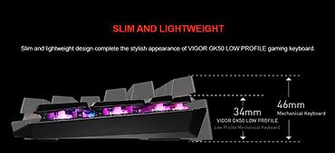 en ucuz msi: ⚡ MSI VIGOR GK50 Low Profile Mechanical – İnce Dizayn, RGB — 4