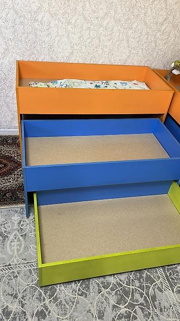 Кровати: Детская двухъярусная кровать - Яркий дизайн: сочетания синего — 9