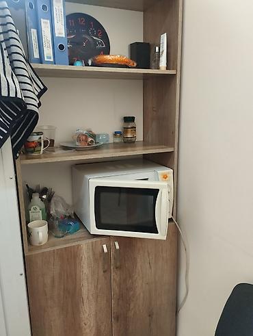 Офисные столы: Офисный стол, Нерегулируемый, цвет - Коричневый, Угловой, ЛДСП — 4