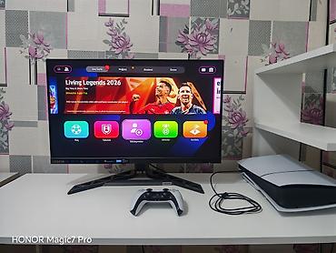 Video oyunlar və konsollar: PlayStation 5 Slim və Lenovo Legion R27İ-30 oyun monitoru. İkisidə — 8