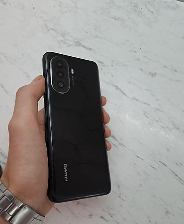 450 telefon: Huawei Nova Y70, 128 ГБ, цвет - Черный, Кнопочный, Сенсорный, Отпечаток пальца — 3