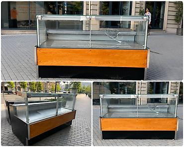 Soyuducu avadanlığı: Soyuduculu vitrin tezgah - Material: qabaq hissə şüşə, yan və alt — 1
