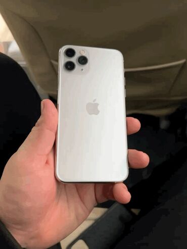 продажа телефонов айфон: IPhone 11 Pro, Б/у, 256 ГБ, Белый, Чехол, 79 %