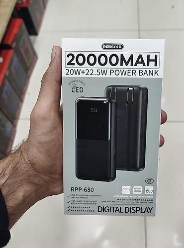 remax power bank: Powerbank 20000 mAh, Yeni — 1