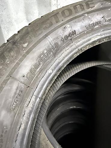 22560 r18 бишкек: Шины 225 / 60 / R 18, Всесезонная, Б/у, Комплект, Легковые, Польша, Bridgestone — 4