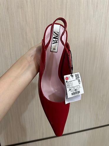 Туфли: Туфли, 38, Zara, Новый, цвет - Красный, Самовывоз — 4