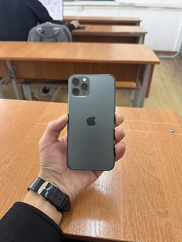 phone 11: IPhone 11 Pro, Б/у, 64 ГБ, Matte Midnight Green, 80 % — 7