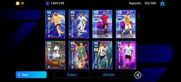 Kolleksiya kartları: EFootball hesabı – güclü komanda və zəngin kart kolleksiyası - — 10