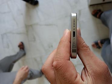 Apple iPhone: IPhone 15 Pro, 128 GB, Natural Titanium, Barmaq izi, Face ID — 7
