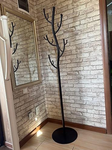 Вешалки: Напольная вешалка «Дерево» (металл) - Дизайн: ствол с ветвями — 6