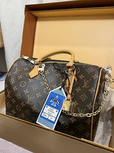 Сумка Louis Vuitton в фирменном монограмном канве. Основные
