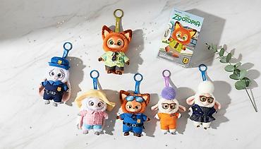 brilok: Disney Zootopia miniatür plyuş asqılı fiqurlar - Rəsmi Disney — 1