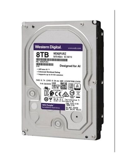 sərt disk: Daxili Sərt disk (HDD) Western Digital (WD), 8 TB, 5400 RPM, 3.5", Yeni