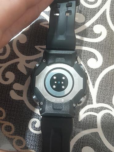 Наручные часы: P-WATCH ağıllı saat - İdman üslublu, möhkəm korpus və silikon kəmər - — 4