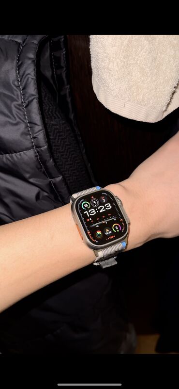 naushniki apple earpods: Apple Watch Ultra - титановый циферблат Состояние идеальное АКБ 100%