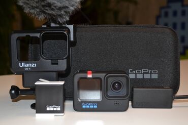 sandisk 128gb: Go pro-11 - 1əd ulanzi rig - 1əd go pro mikrofon adapteri - 1əd