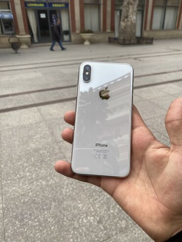 Apple iPhone: IPhone X, 64 GB, Ağ, Face ID