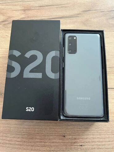 самсунг галакси s20: Samsung Galaxy S20, Б/у, 128 ГБ, цвет - Серый, 2 SIM, eSIM