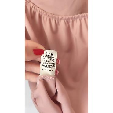 crivit papuce: Svilenkasta mini haljina na bretele – puder roze - Model — 4