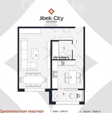 снять квартиру в заре: 1 комната, 48 м², Элитка, 7 этаж, Дизайнерский ремонт