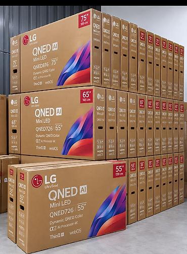 Yeni Televizor LG QNED 55" 4K (3840x2160), Rayonlara çatdırılma