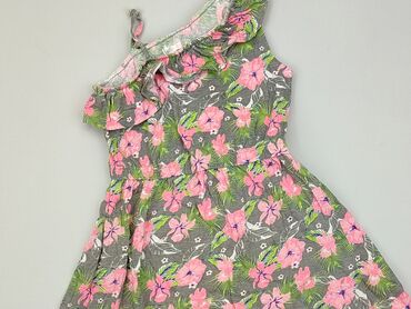 sukienka plisowana w kwiaty: Sukienka, Pepco, 7 lat, 116-122 cm, stan - Dobry