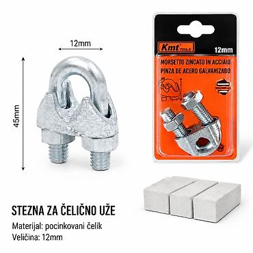 KMT Čelika 9368840 – Stezna za čelično uže 12 mm - Namena: čvrsto