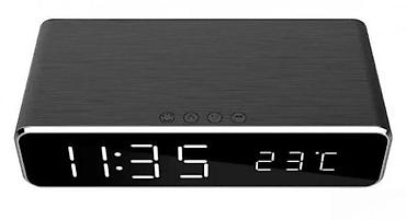 Satovi za kuću: Digitalni sat sa bežičnim punjačem i termometrom - Multifunkcionalni — 2