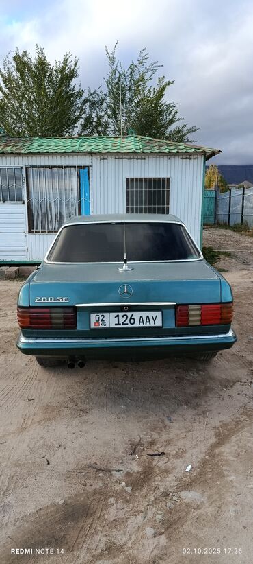ижара авто ош: Mercedes-Benz S-Class: 1985 г., 3 л, Дизель, Седан